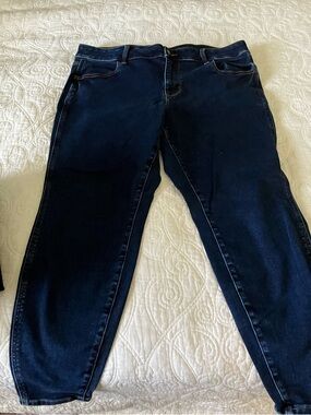 Maurices Dark Blue Boyfriend Jeans